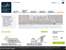 Tablet Screenshot of centre-francais-fondations.org